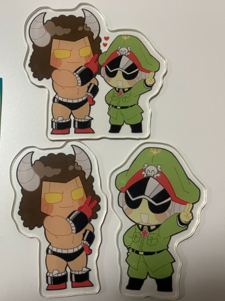 牛ブロアクリルシールセット