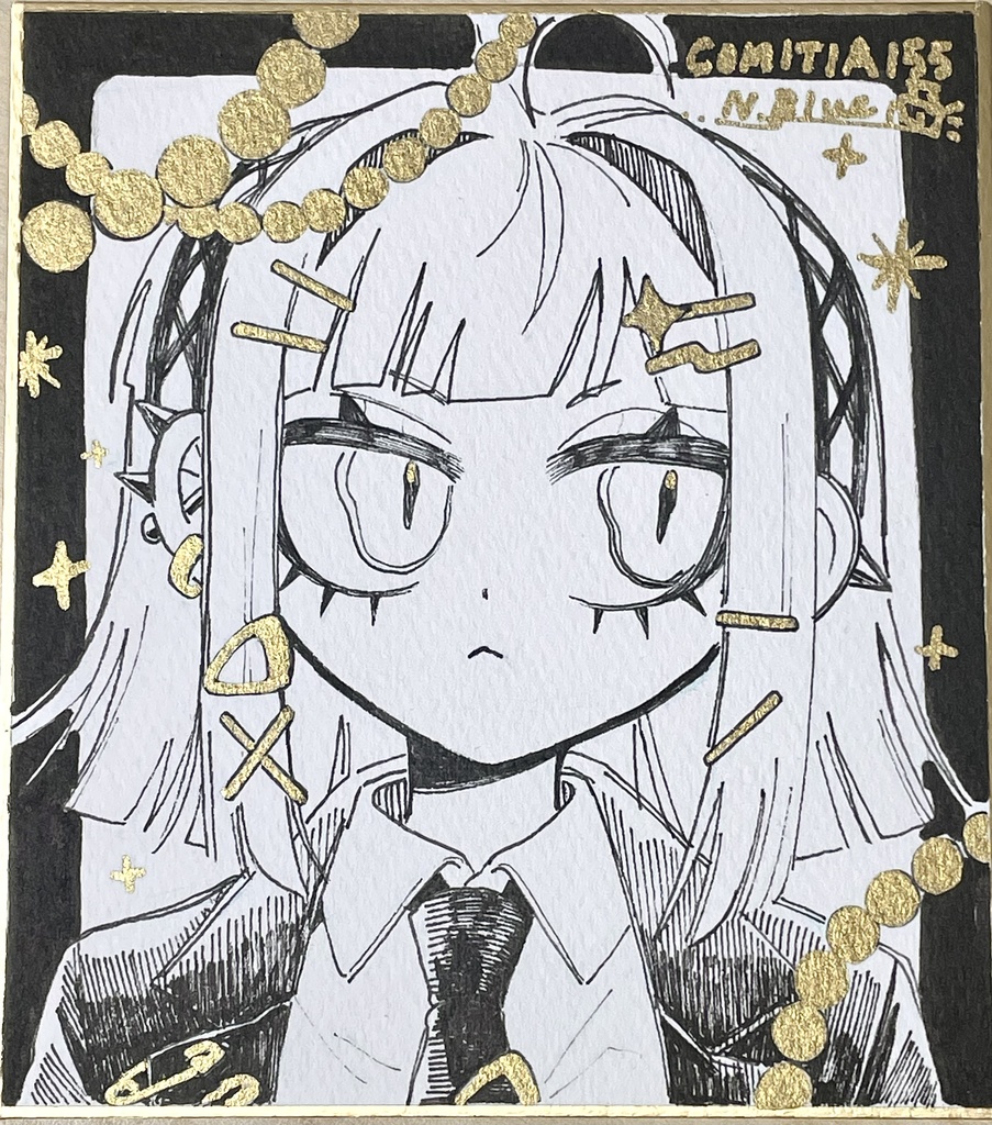 COMITIA155 原画色紙