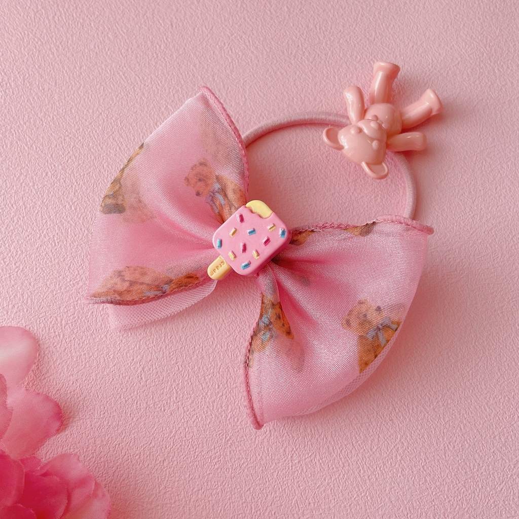 食いしん坊くまちゃん アイスの ヘアゴム