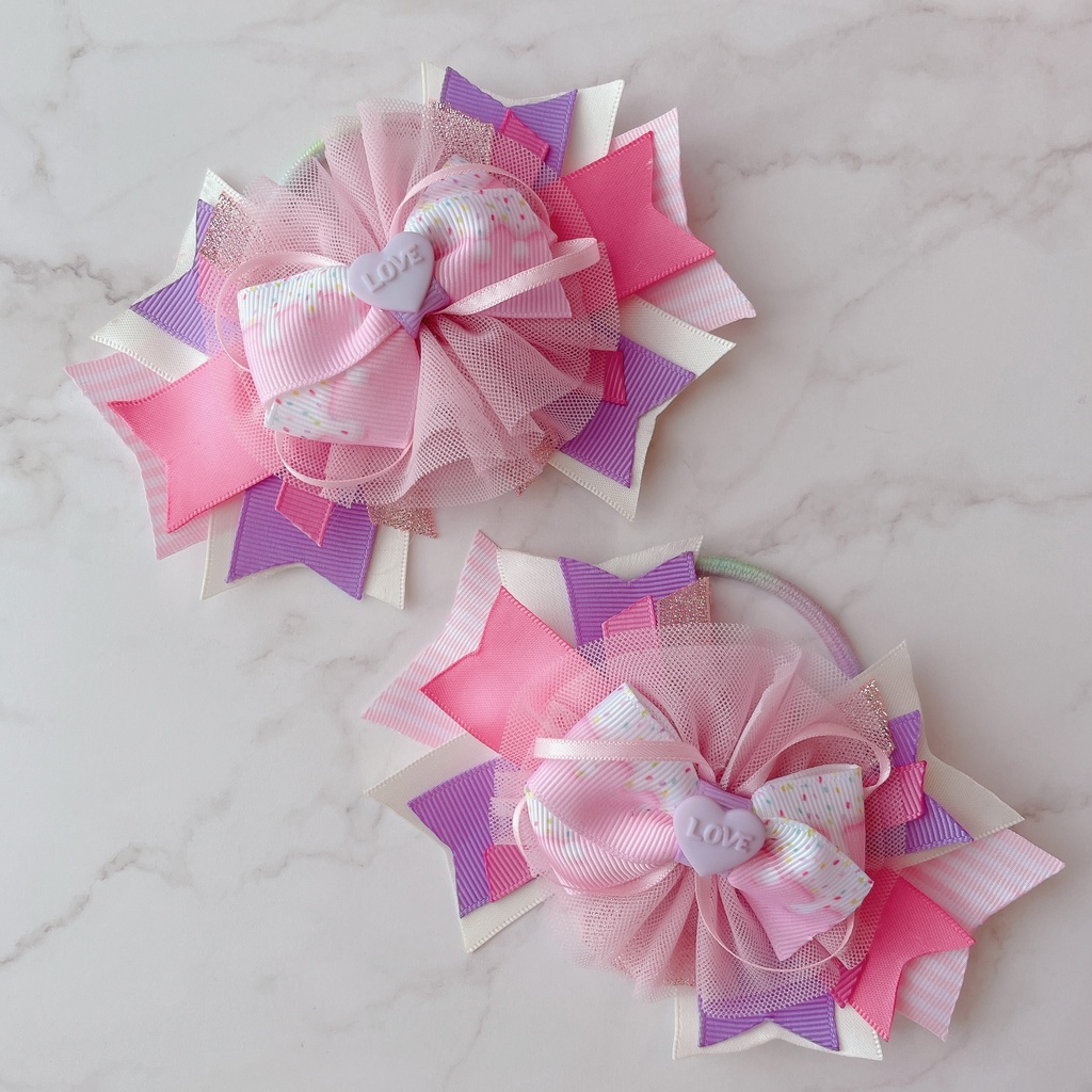 大きめ ゆめかわ可愛いヘアゴム 1個