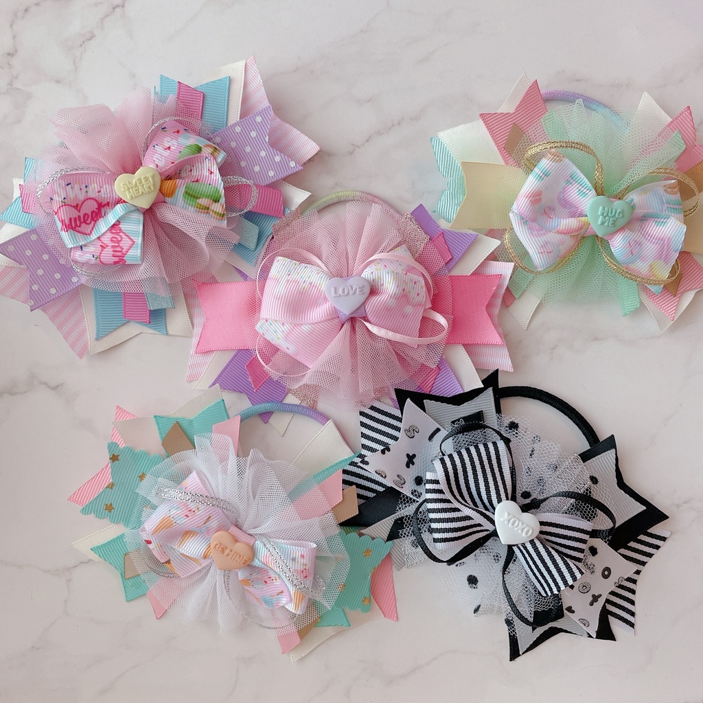 大きめ ゆめかわ可愛いヘアゴム 1個