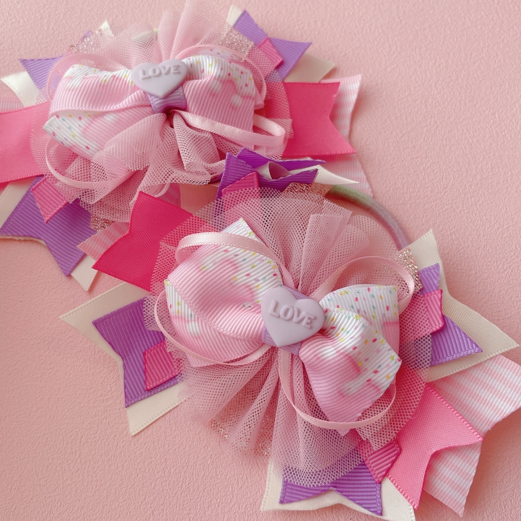 大きめ ゆめかわ可愛いヘアゴム 1個