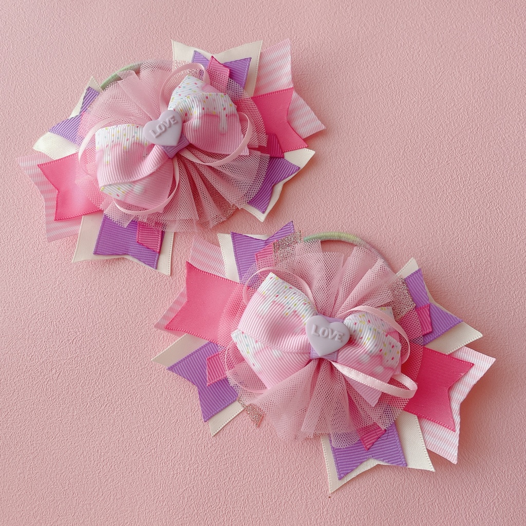 大きめ ゆめかわ可愛いヘアゴム 1個