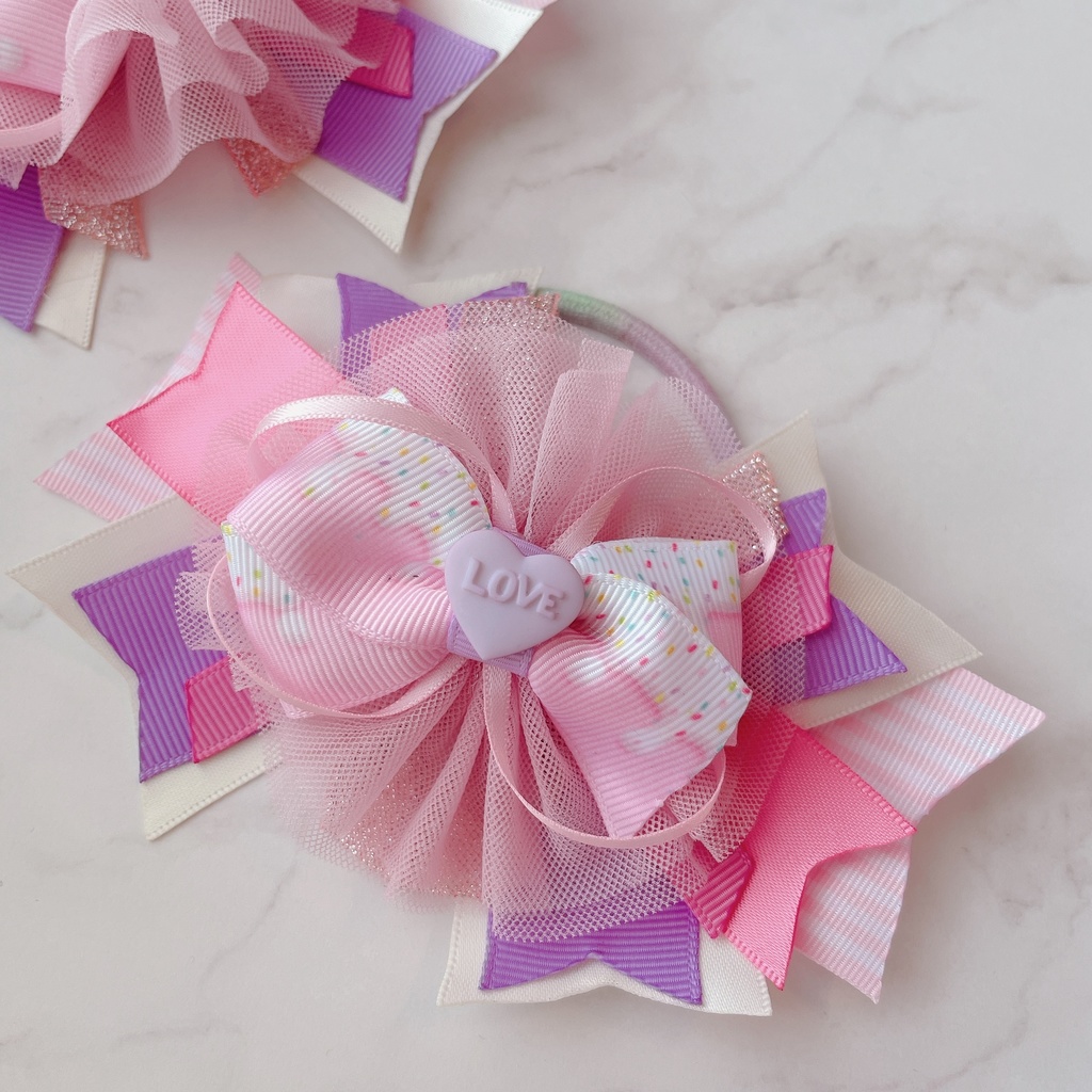 大きめ ゆめかわ可愛いヘアゴム 1個