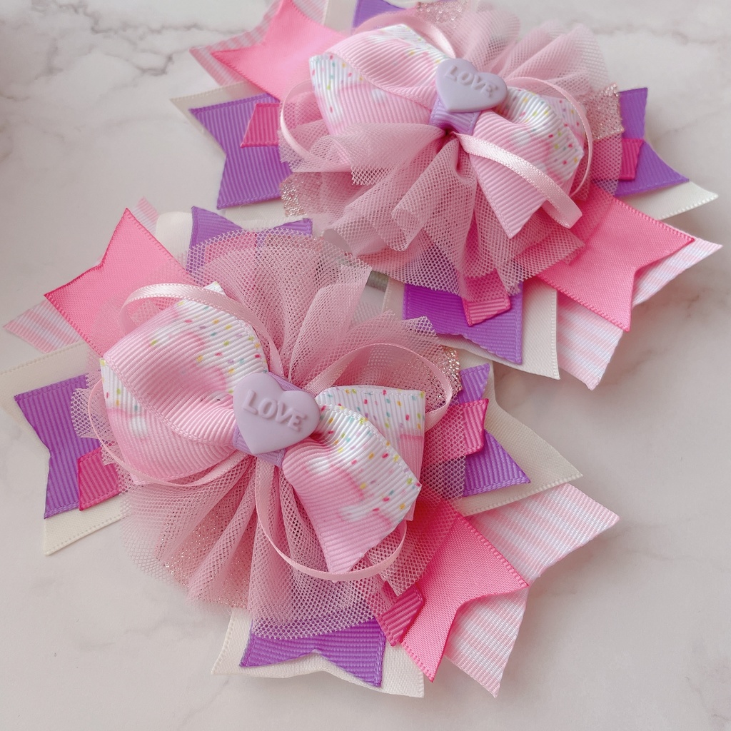 大きめ ゆめかわ可愛いヘアゴム 1個