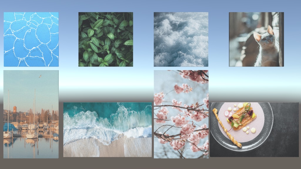 【3Dモデル】キャンバスアートパネル