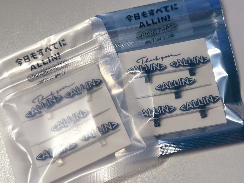 アクスタに乗せられる<ALLIN>ユニオンパーツ