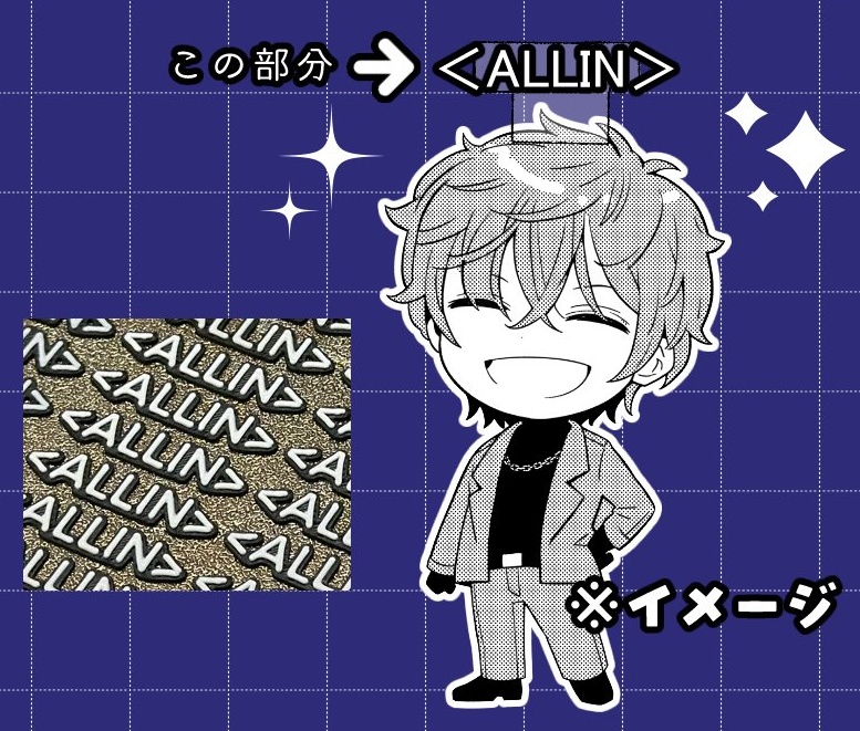 アクスタに乗せられる＜ALLIN＞ユニオンパーツ