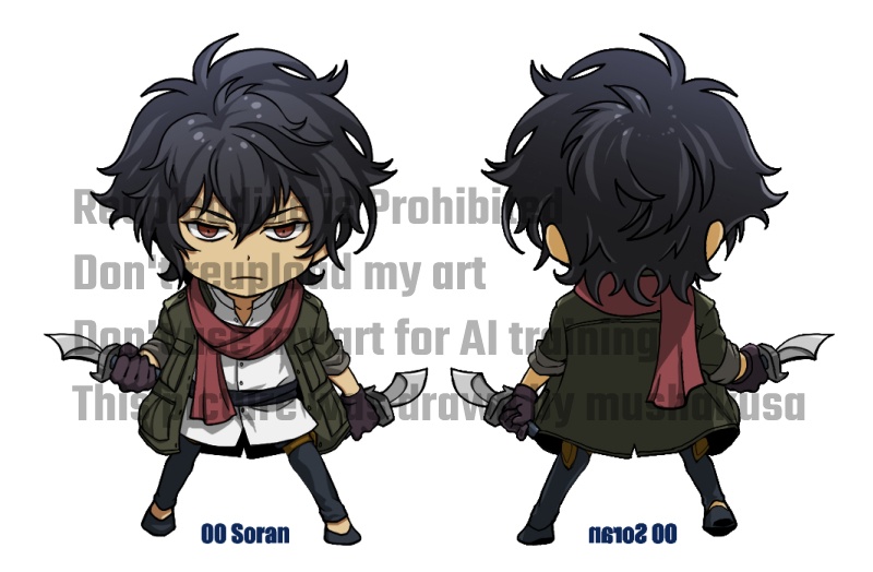 ソラン&アリー アクリルスタンド(ガンダム00FA)