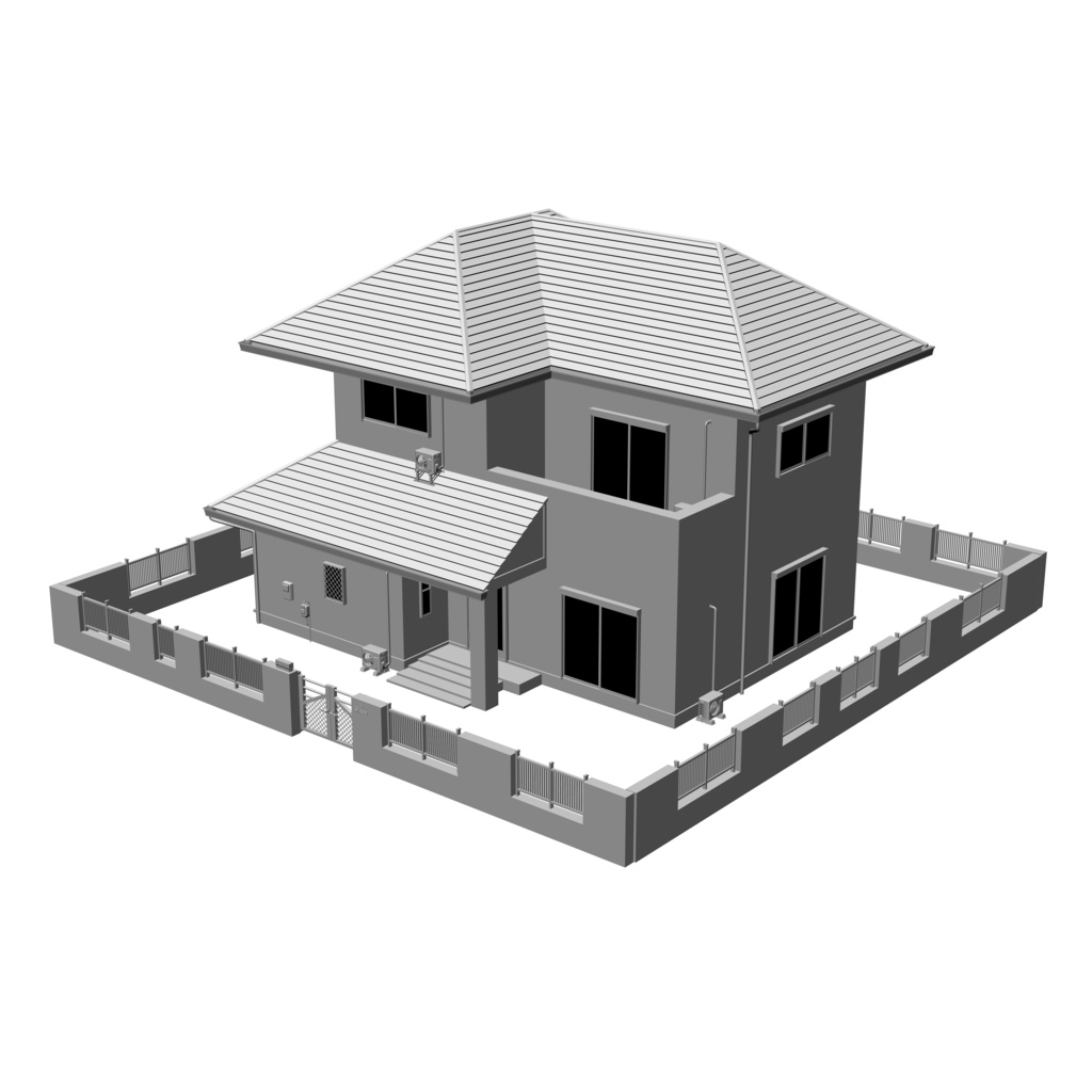 【3D】ありがちな家 No06