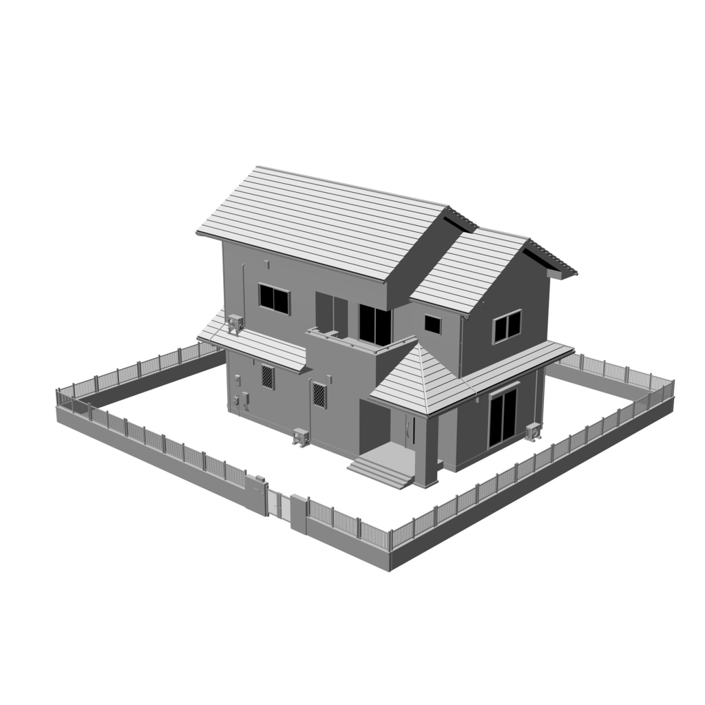 【3D】ありがちな家 No07