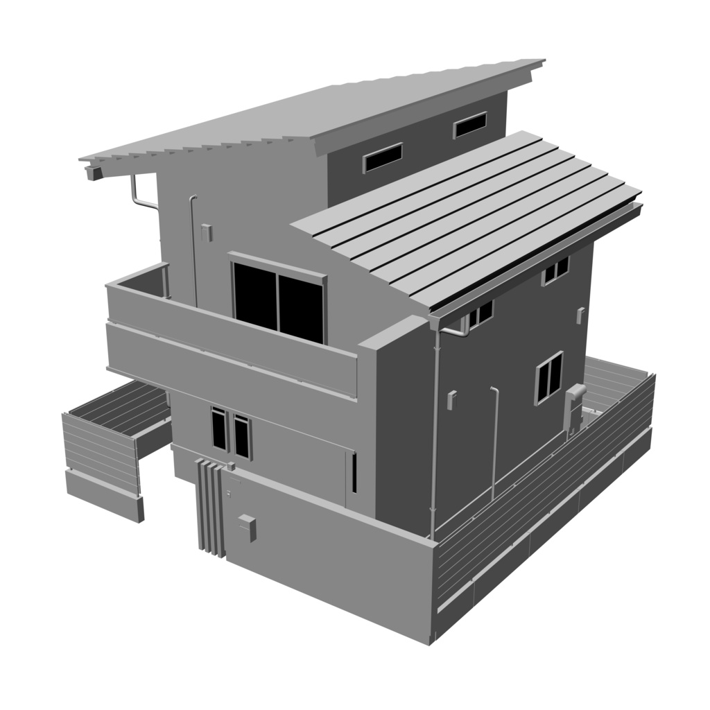 【3D】ありがちな家 No08