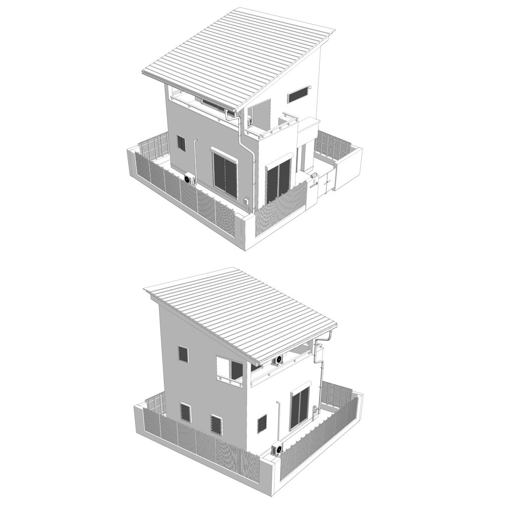 【3D】ありがちな家 No10