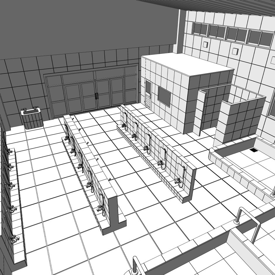 【3D】ありがち銭湯 No02