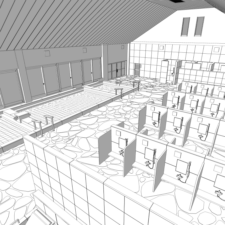 【3D】ありがち銭湯 No03