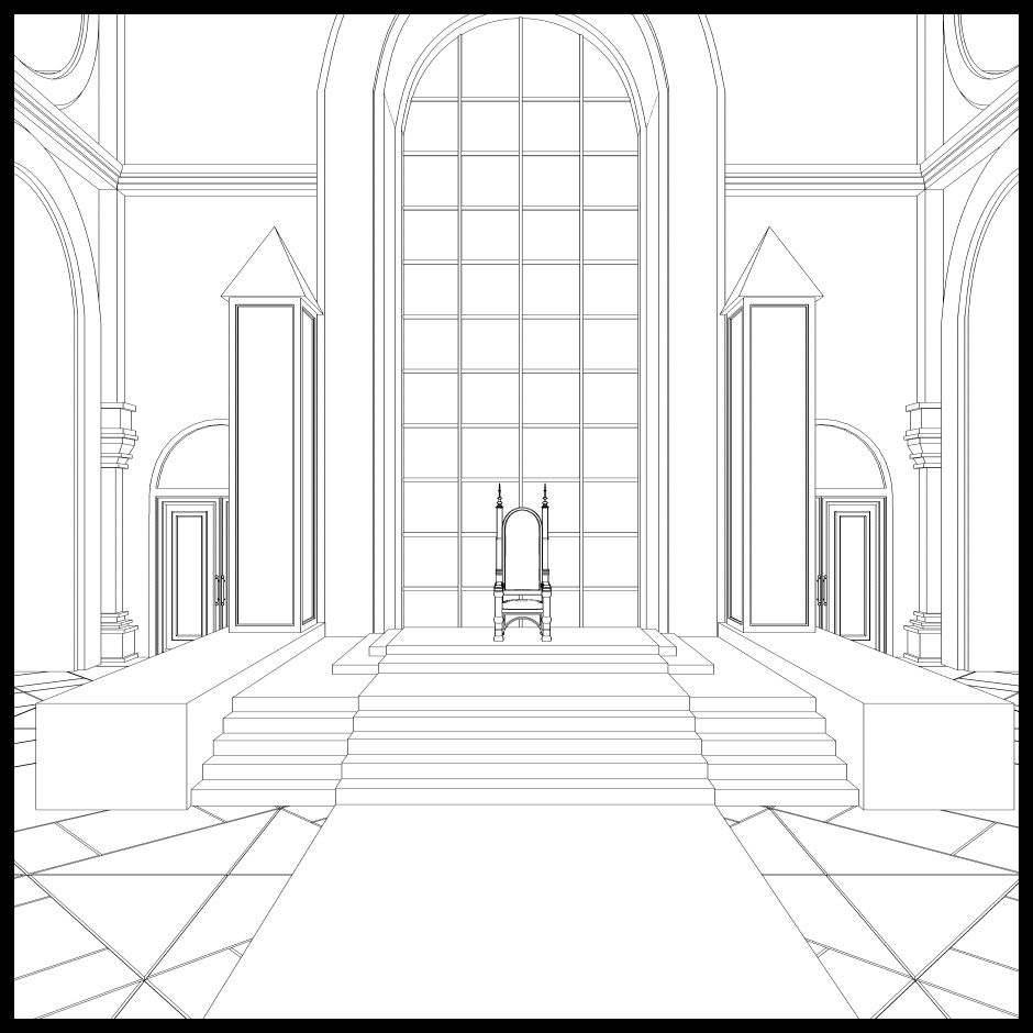 【3D】ありがちな王の間