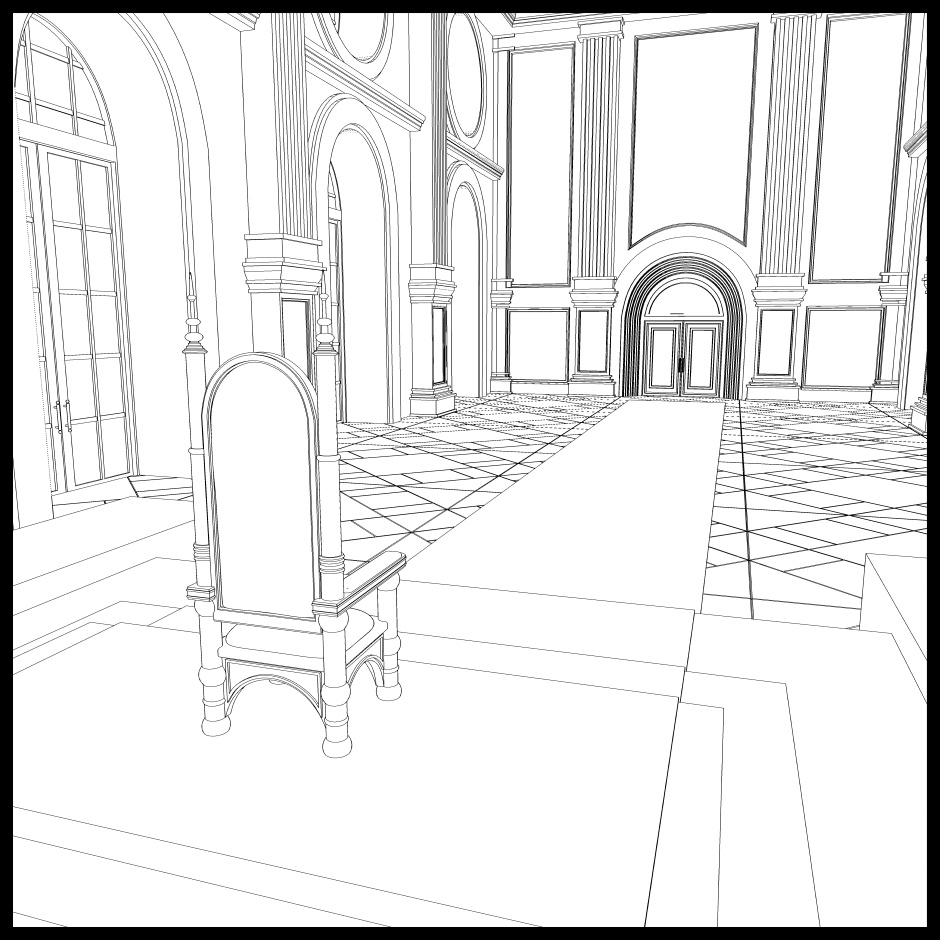 【3D】ありがちな王の間