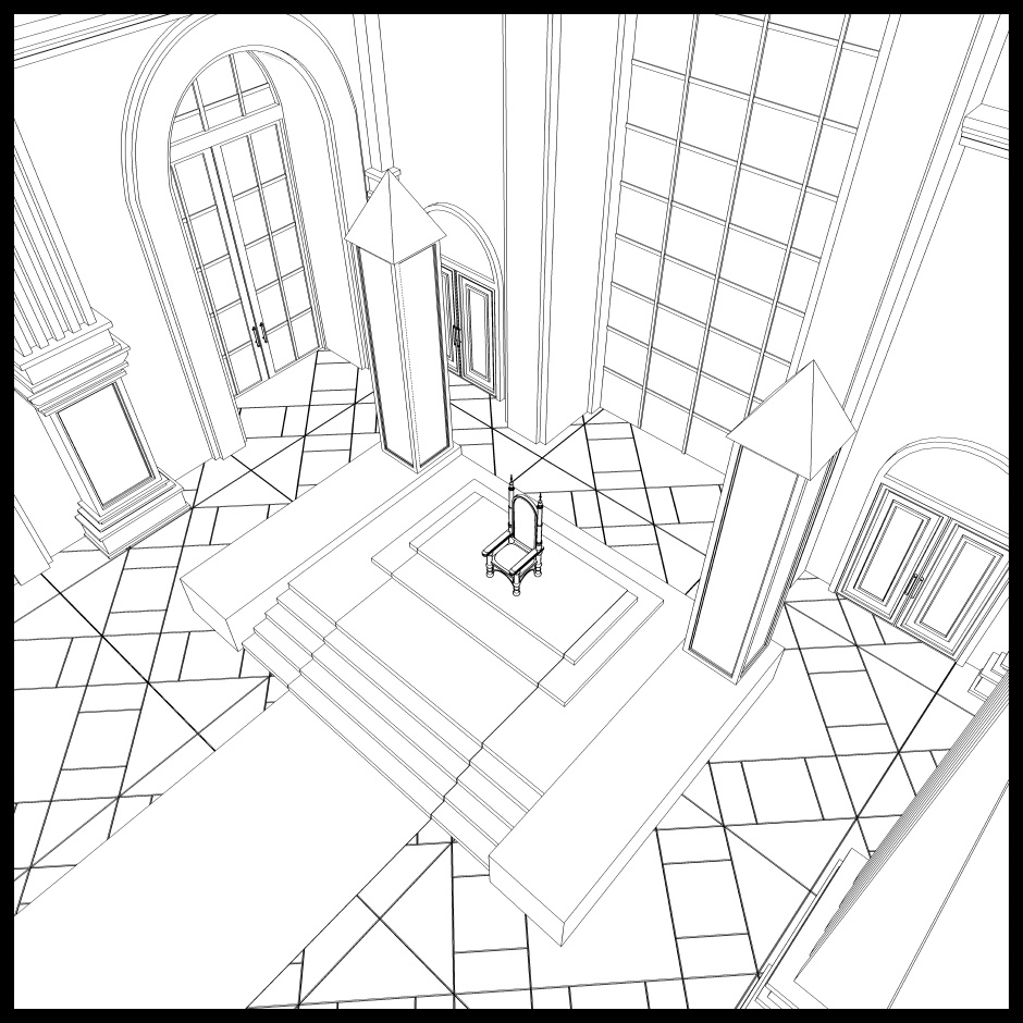 【3D】ありがちな王の間