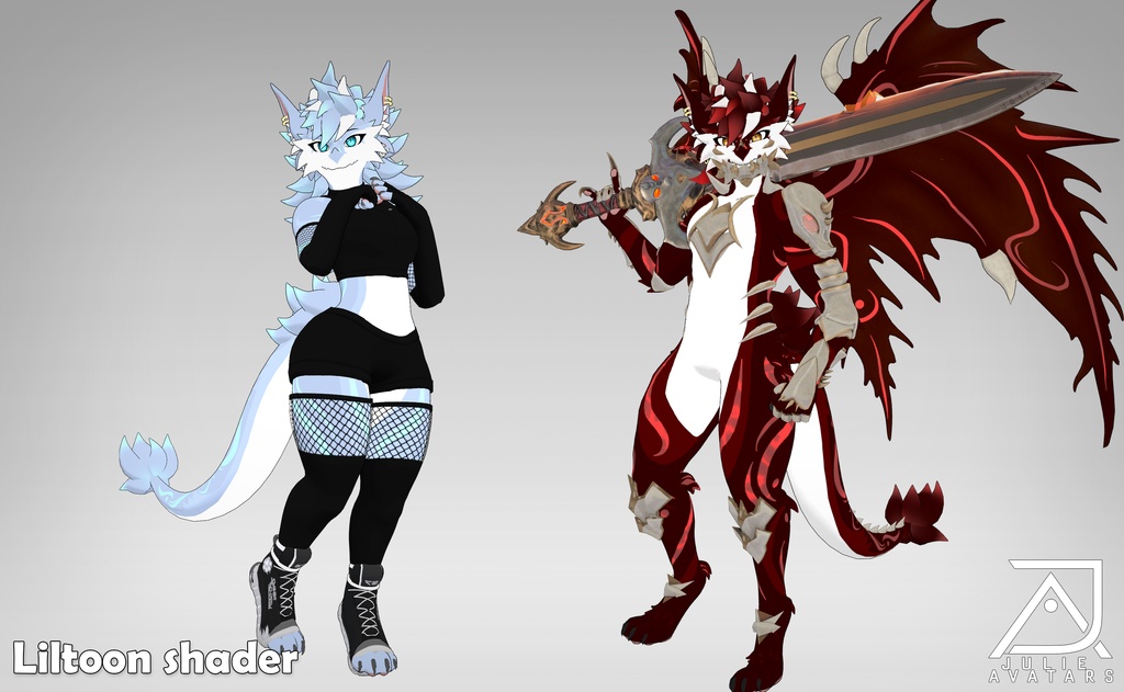 Spyke, the Noctodrax furry (Vrchat Avatar, Face Tracking and Quest)