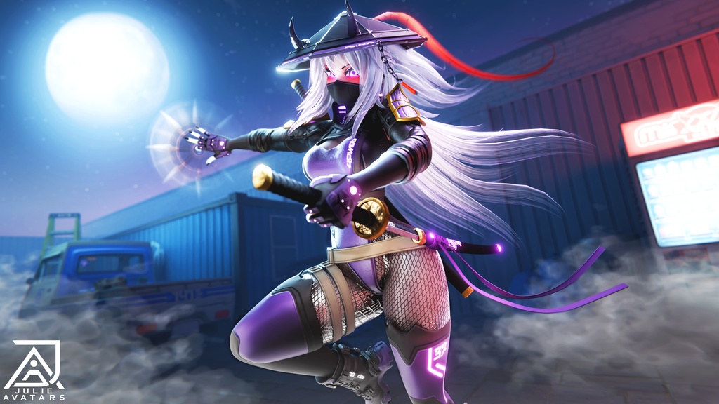 Natsumi (Vrchat Avatar, Face Tracking and Quest)