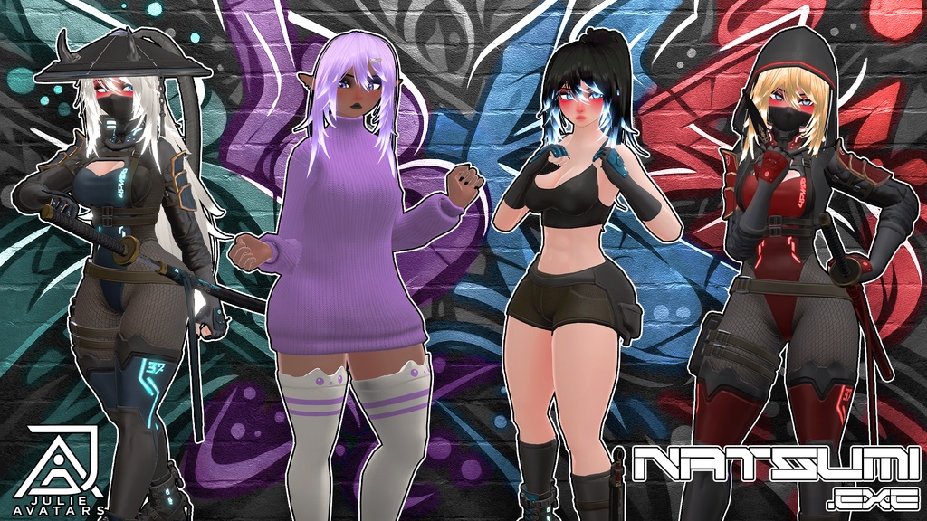 Natsumi (Vrchat Avatar, Face Tracking and Quest)