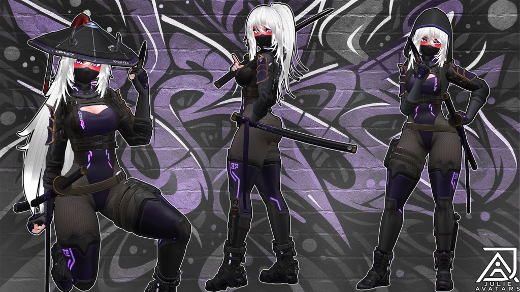 Natsumi (Vrchat Avatar, Face Tracking and Quest)