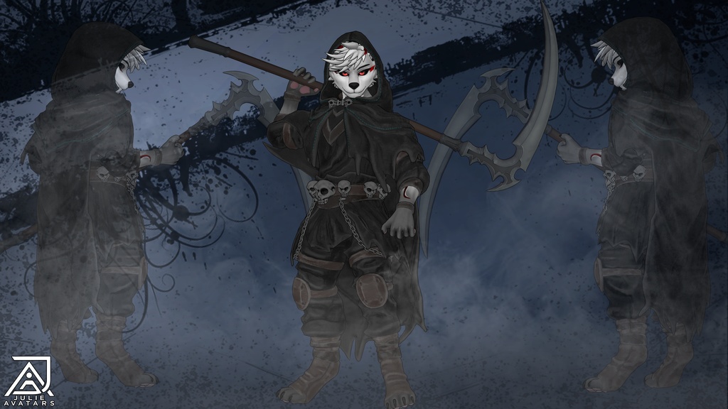 Tyler the Wolf (Vrchat Avatar, Face Tracking and Quest)