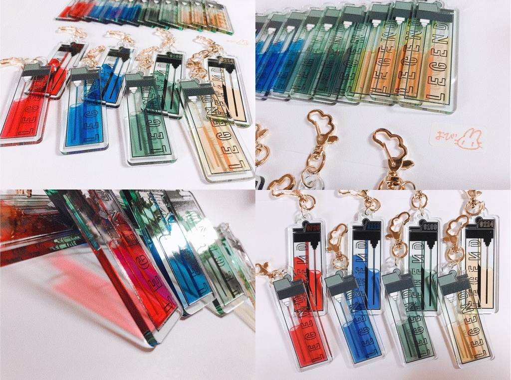 ライター風アクキー イエロー