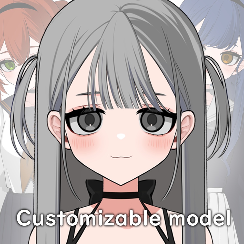 Customizable vtuber live2D model【Live2D汎用モデル】