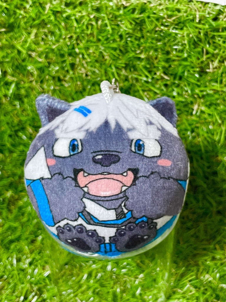 ■試作品■ ケモVもちもちキーホルダー 吠黒コクバ