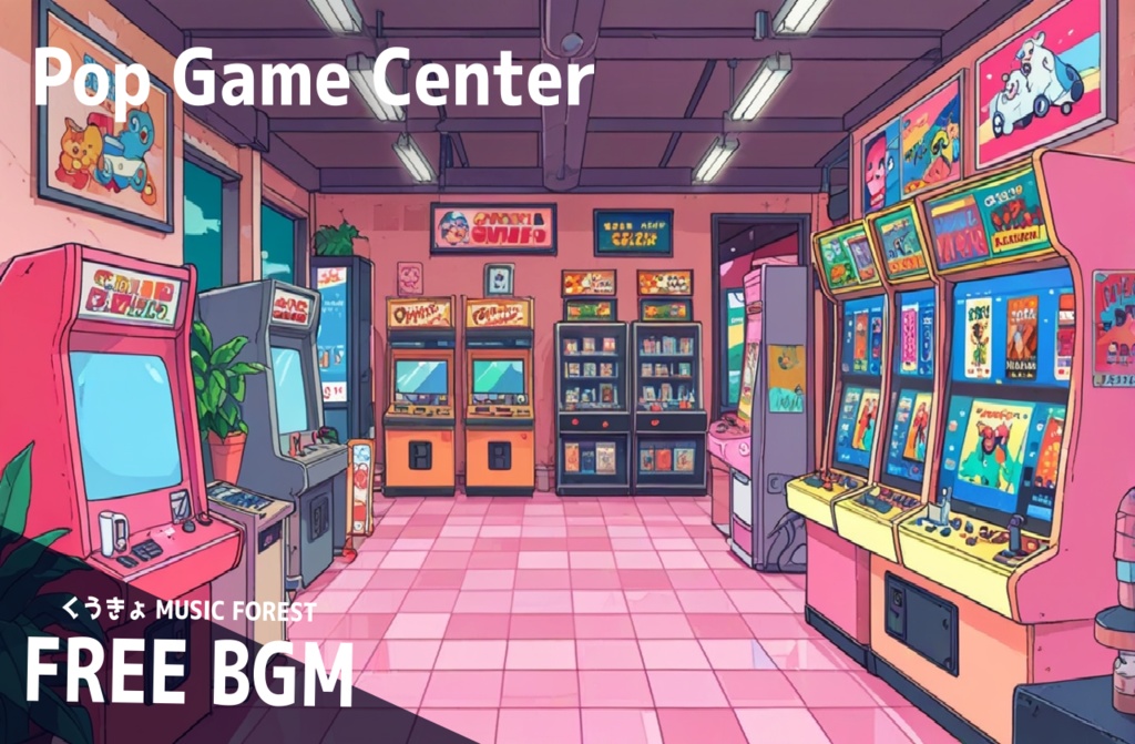 【 フリーBGM : 27 】【 Pop Game Center 】