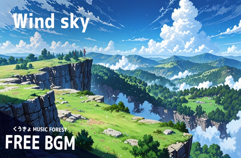 【 フリーBGM : 34 】【 Wind sky 】