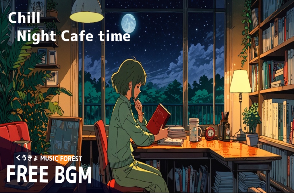 【 フリーBGM : 36 】【 Chill Night Cafe time 】