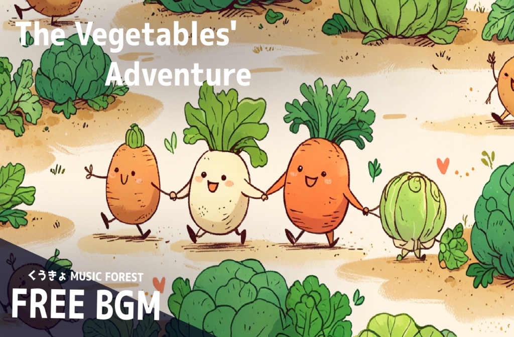【 フリーBGM : 38 】【 The Vegetables' Adventure 】