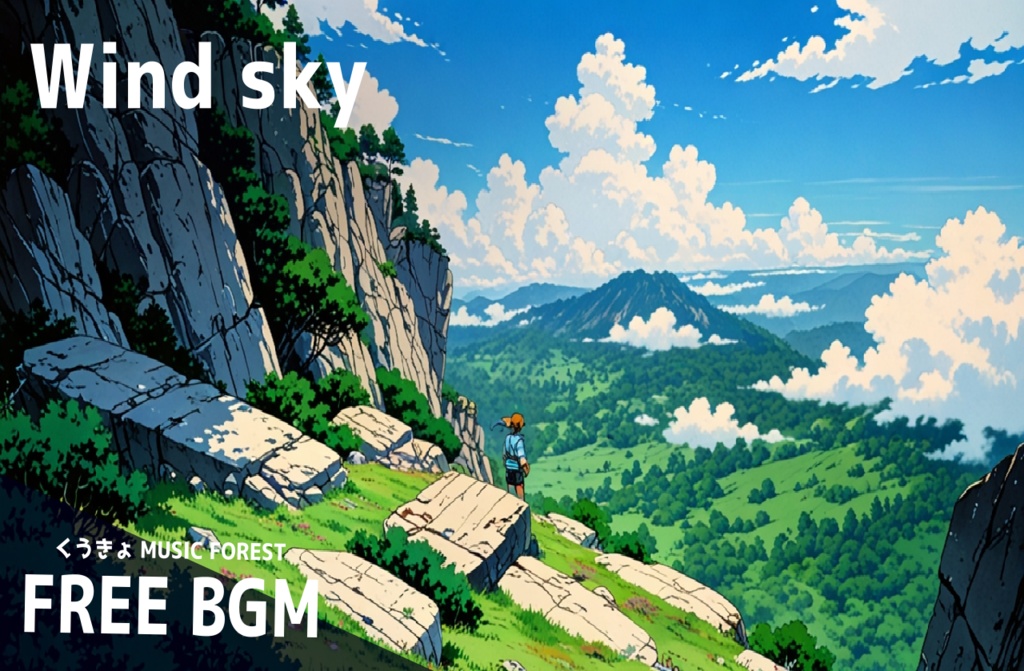 【 フリーBGM : 41 】【 Wind sky 】