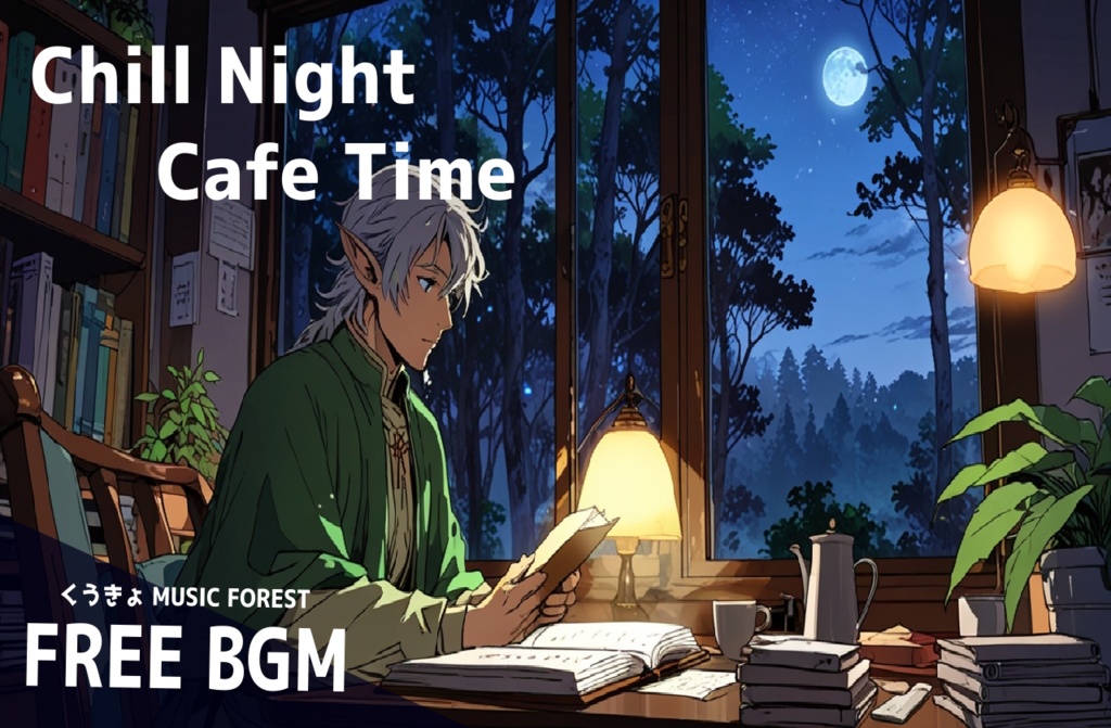 【 フリーBGM : 43 】【 Chill Night Cafe Time 】