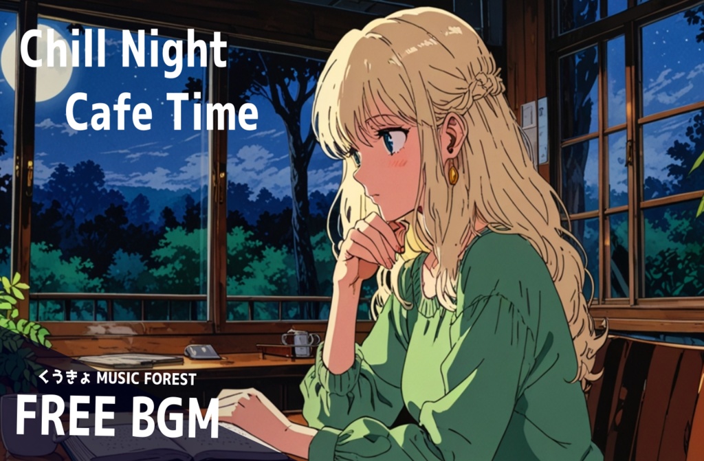 【 フリーBGM : 47 】【 Chill Night Cafe Time 】