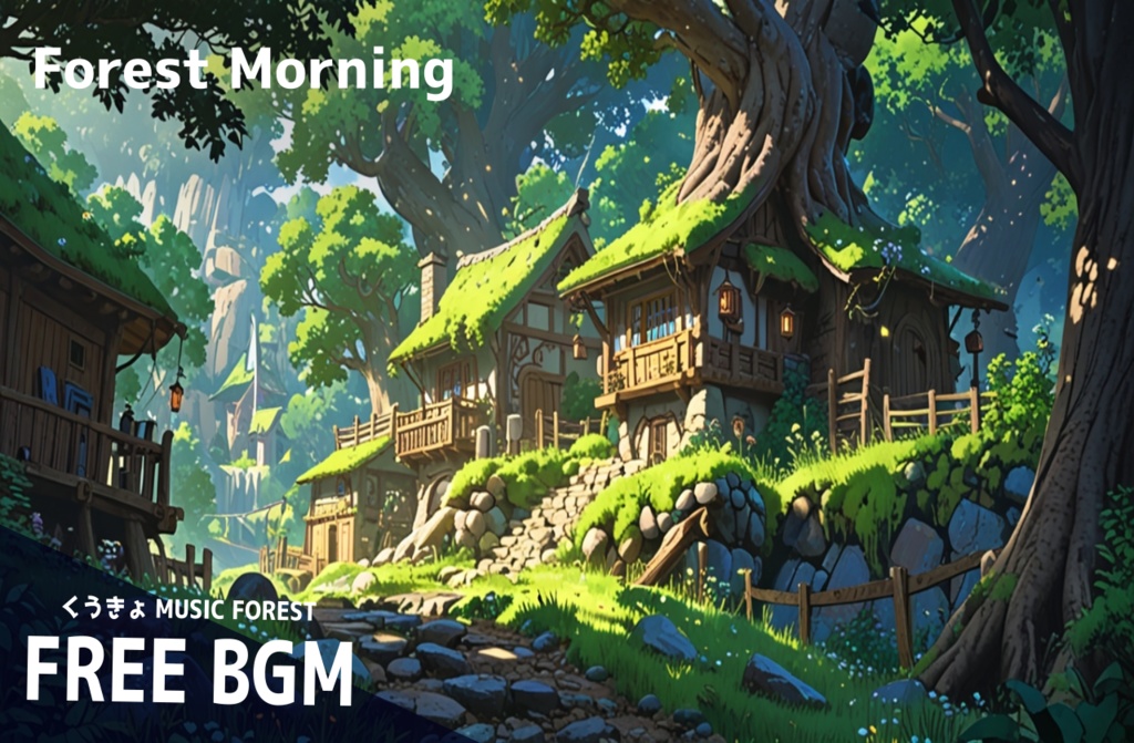 【 フリーBGM : 50 】【 森の朝 】
