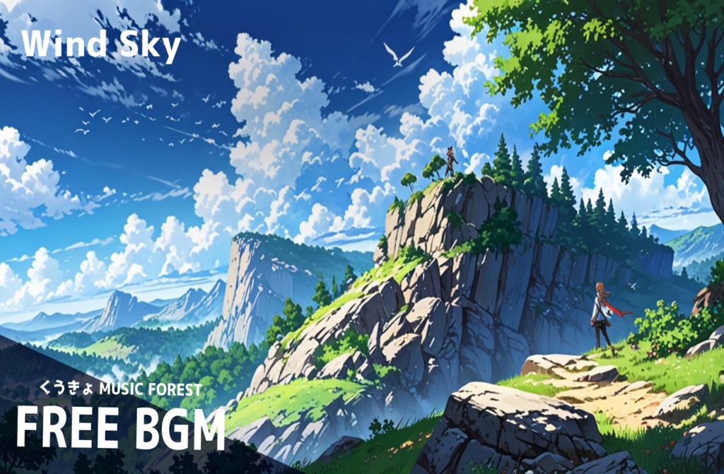 【 フリーBGM : 54 】【 Wind Sky 】