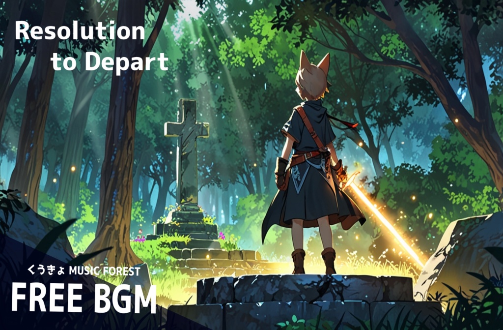 【 フリーBGM : 65 】【 旅立ちの決意 】
