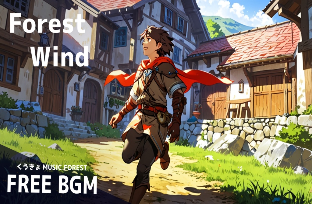 【 フリーBGM : 85 】【 Forest Wind 】