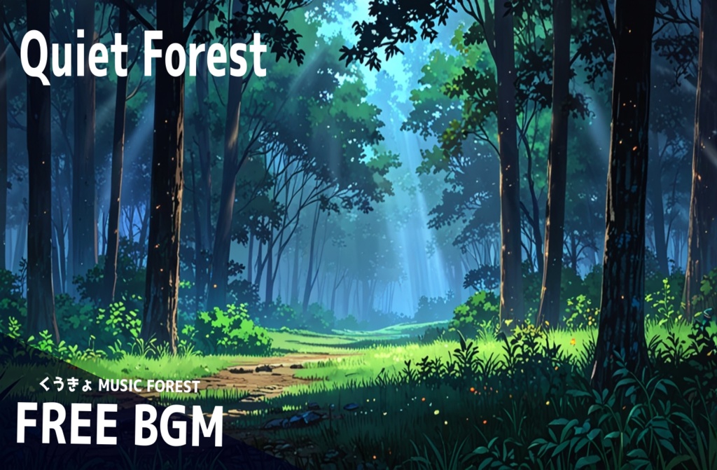 【 フリーBGM : 88 】【 Quiet Forest 】