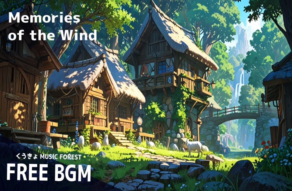 【 フリーBGM : 90 】【 Memories of the Wind 】