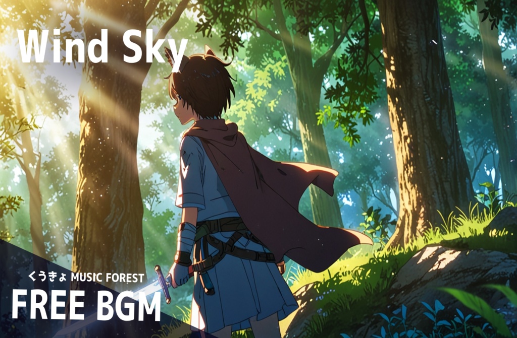 【 フリーBGM : 123 】【 Wind Sky 】