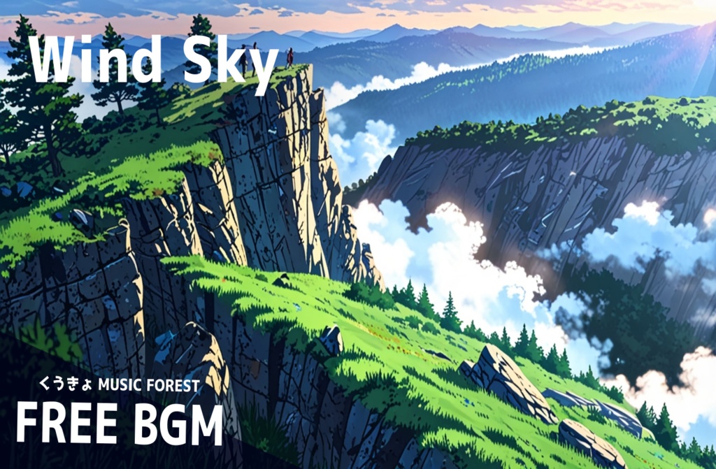 【 フリーBGM : 130 】【 Wind Sky 】