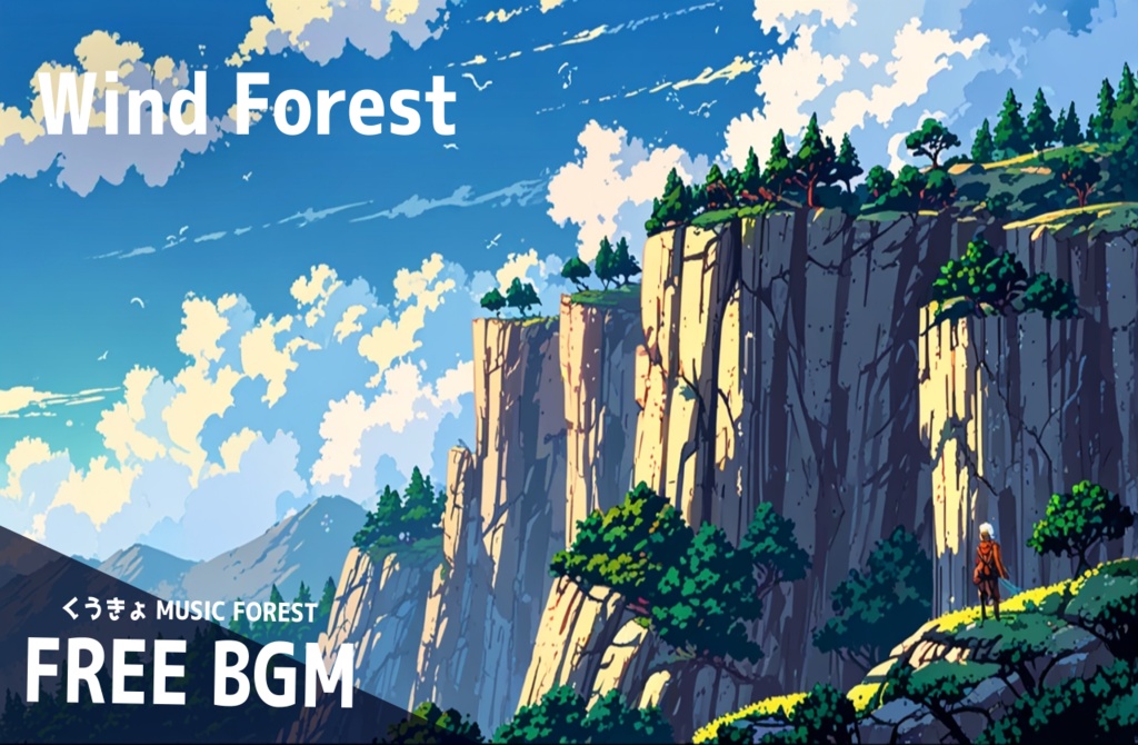 【 フリーBGM : 145 】【 Wind Forest 】