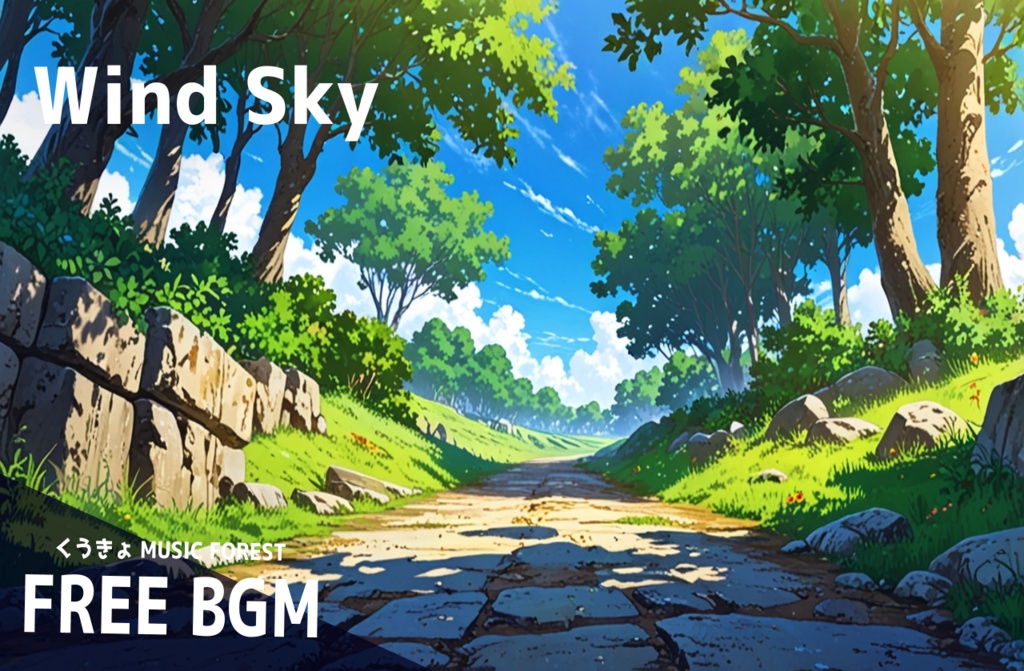 【 フリーBGM : 148 】【 Wind Sky 】
