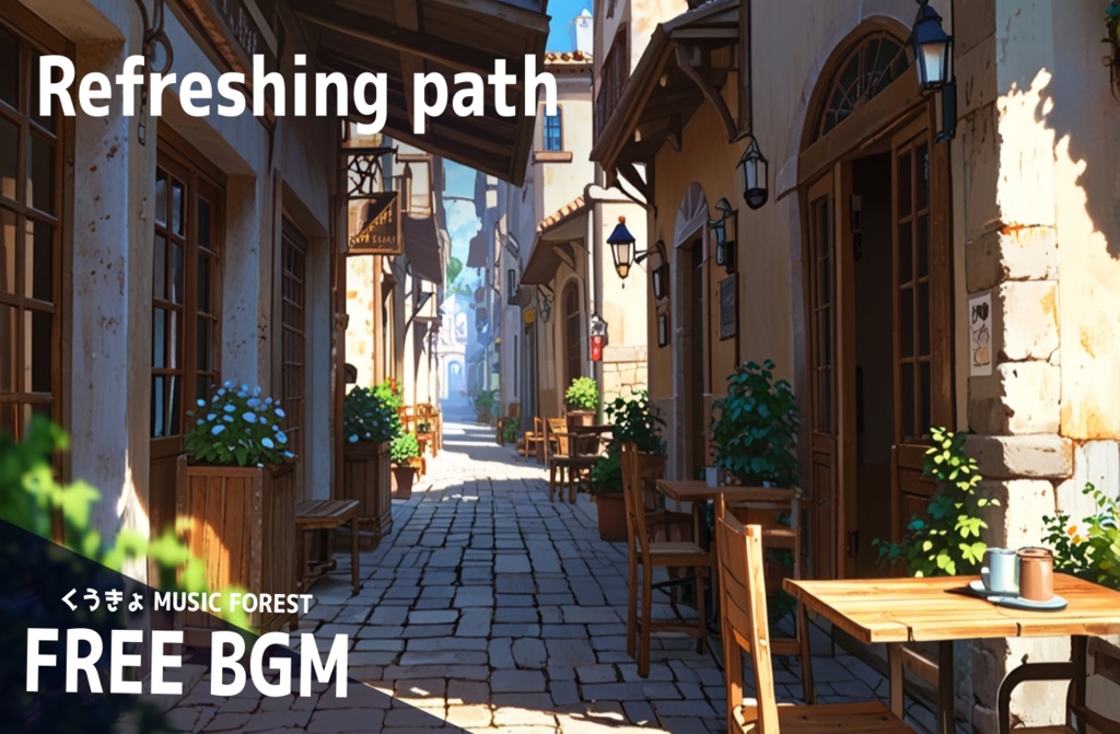 【 フリーBGM : 174 】【 Refreshing path 】