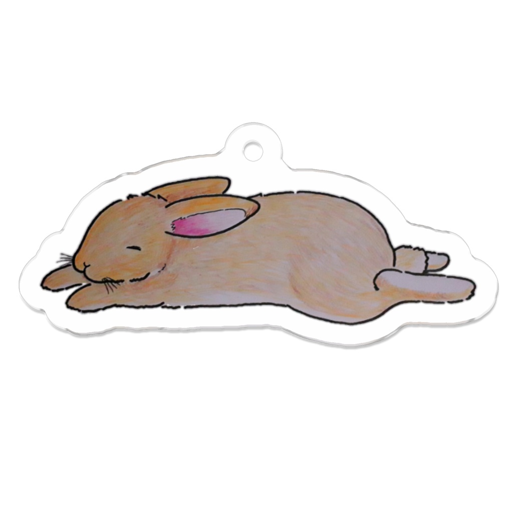まったりウサギ アクリルキーホルダー