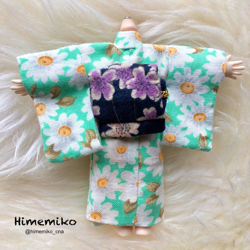 【再販】シースルー夏羽織・着物セット(白花柄刺繍+翡翠/しだれ桜帯)